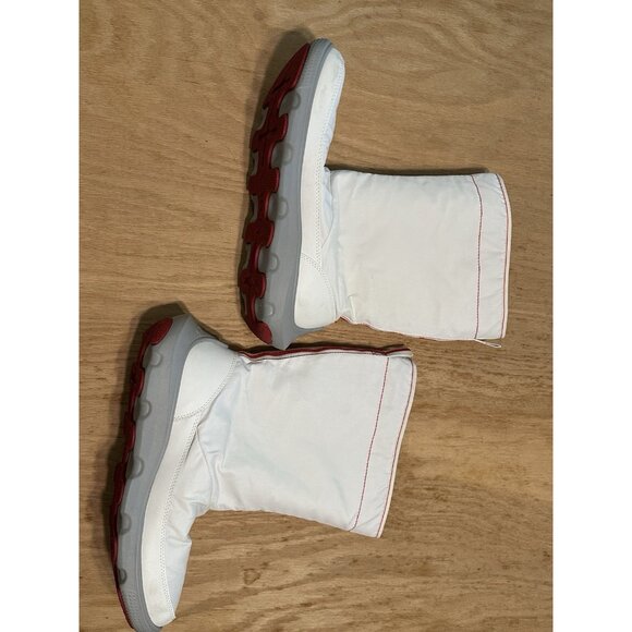 Crocs Duet Busy Day Boot Fleece  Lined W 11  Fit Pull On Rain Snow Boots Shoes - Picture 2 of 6